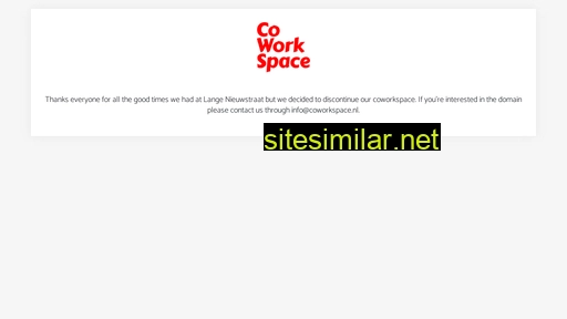 coworkspace.nl alternative sites