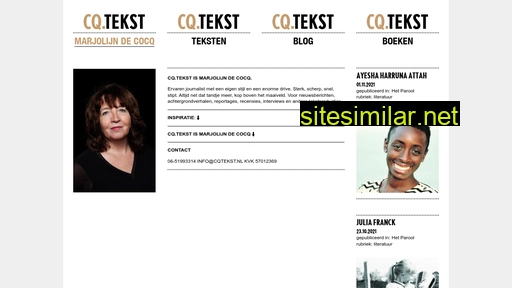 cqtekst.nl alternative sites