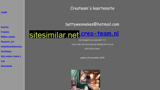 crea-team.nl alternative sites