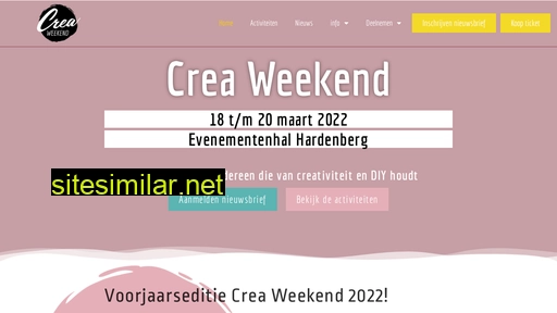 crea-weekend.nl alternative sites