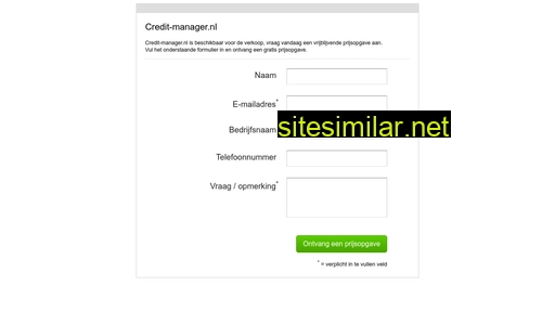 Credit-manager similar sites