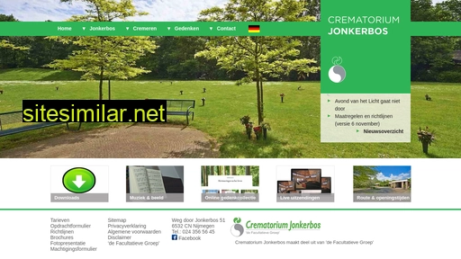 crematoriumjonkerbos.nl alternative sites