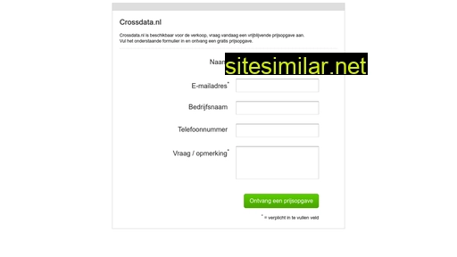 crossdata.nl alternative sites