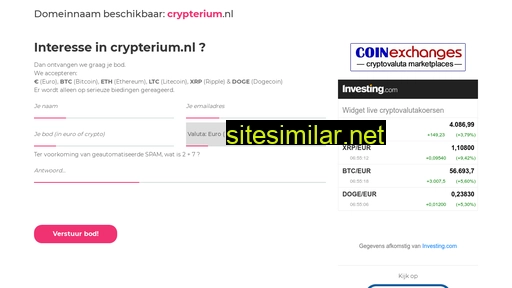 crypterium.nl alternative sites