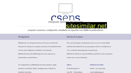 csens.nl alternative sites