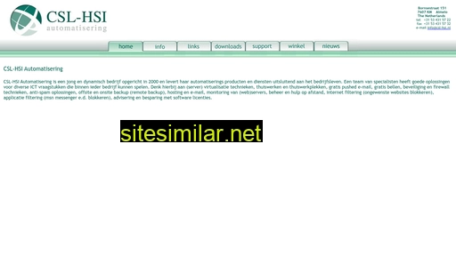 csl-hsi.nl alternative sites