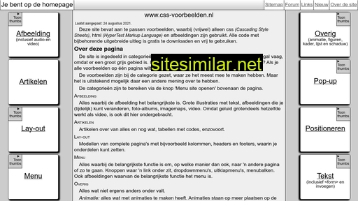 css-voorbeelden.nl alternative sites