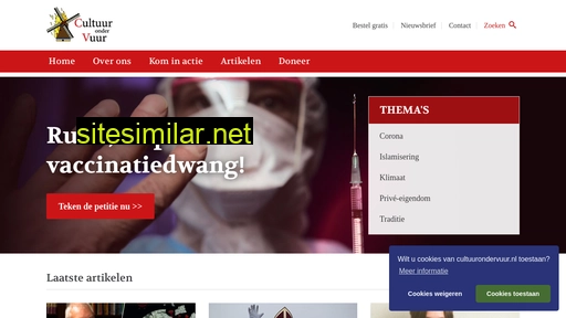 cultuurondervuur.nl alternative sites