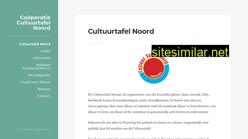 cultuurtafelnoord.nl alternative sites