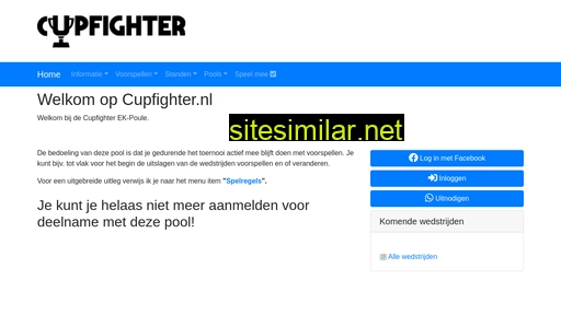 cupfighter.nl alternative sites