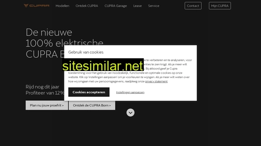 cupraofficial.nl alternative sites