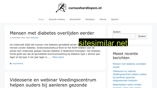 cursushardlopen.nl alternative sites