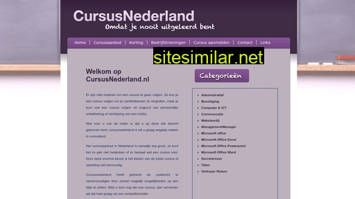 cursusnederland.nl alternative sites