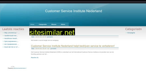 customerserviceinstitute.nl alternative sites
