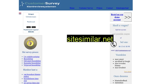 customersurvey.nl alternative sites