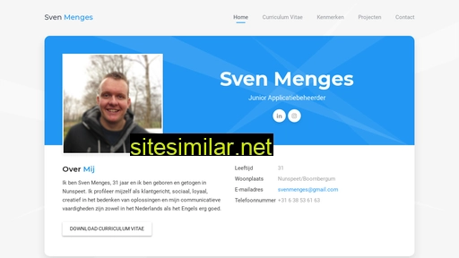 cv.svenmenges.nl alternative sites