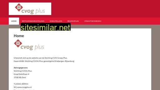 cvogplus.nl alternative sites