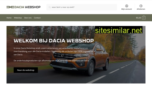 daciawebshop.nl alternative sites