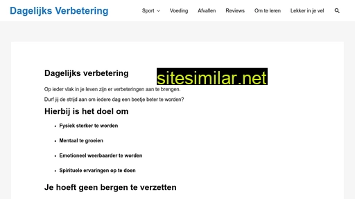 dagelijksverbetering.nl alternative sites