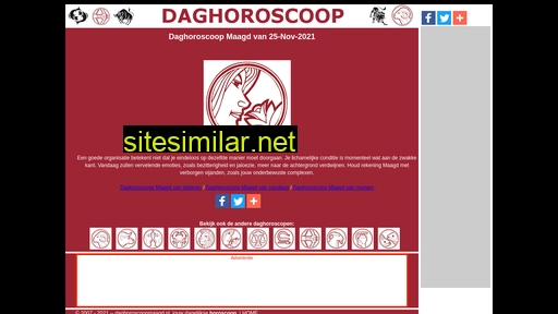 daghoroscoopmaagd.nl alternative sites