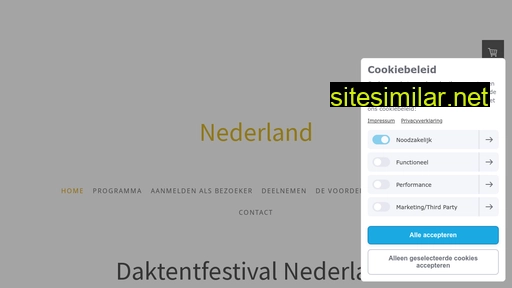 daktentfestival.nl alternative sites