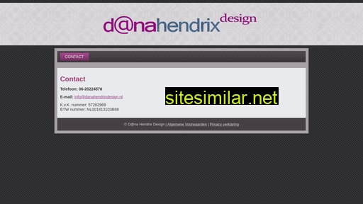 danahendrixdesign.nl alternative sites