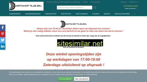 dartshoptilburg.nl alternative sites