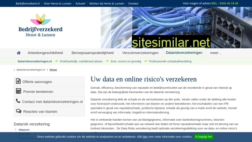 datariskverzekeringen.nl alternative sites
