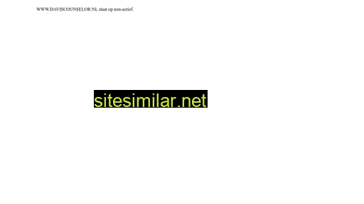 daviscounselor.nl alternative sites