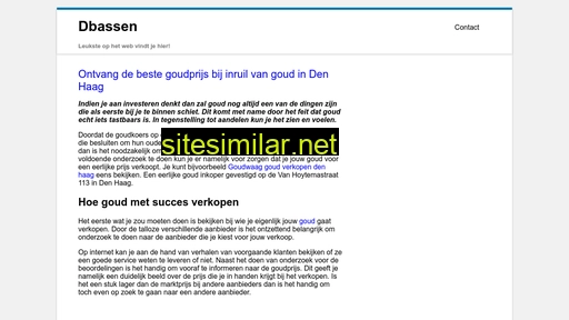dbassen.nl alternative sites