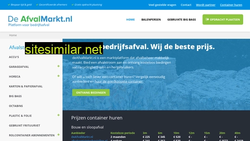 deafvalmarkt.nl alternative sites