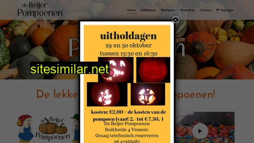 debeijerpompoenen.nl alternative sites