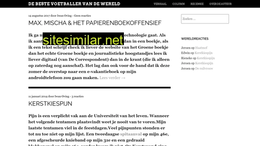 debestevoetballervandewereld.nl alternative sites