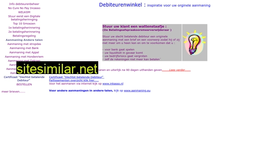 debiteurenwinkel.nl alternative sites