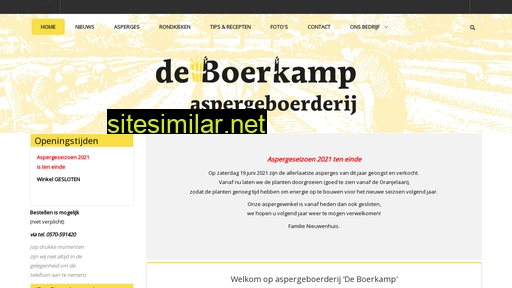 deboerkamp.nl alternative sites