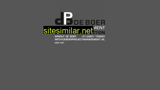 deboerprojectmanagement.nl alternative sites