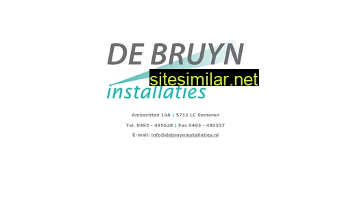 debruyninstallaties.nl alternative sites