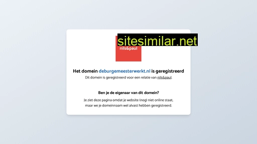 deburgemeesterwerkt.nl alternative sites