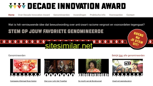 decadeinnovationaward.nl alternative sites