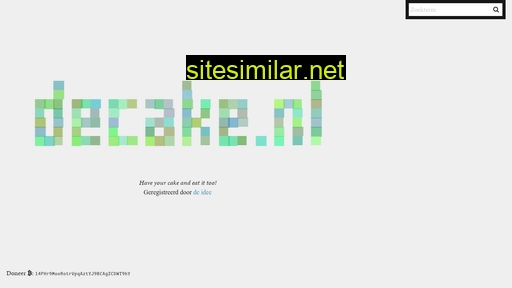 decake.nl alternative sites