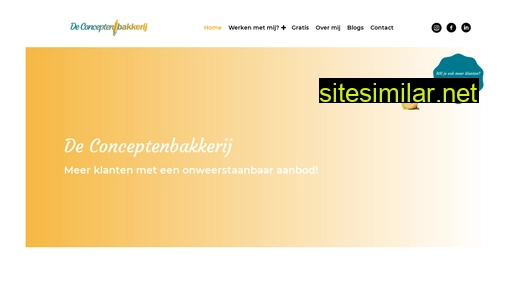 deconceptenbakkerij.nl alternative sites