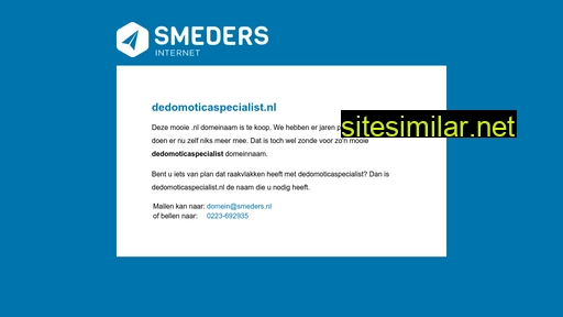 dedomoticaspecialist.nl alternative sites