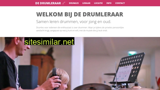 dedrumleraar.nl alternative sites