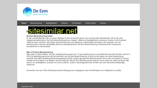 deeembewindvoering.nl alternative sites