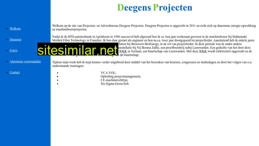 deegensprojecten.nl alternative sites