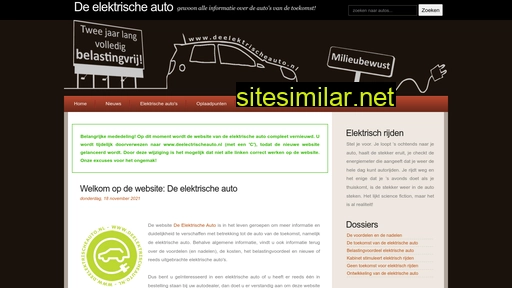 deelectrischeauto.nl alternative sites