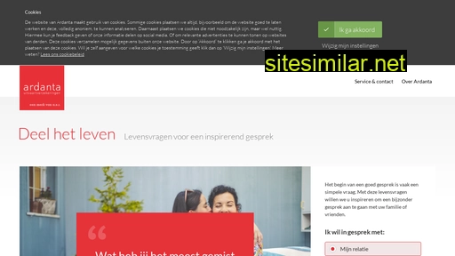 deelhetleven.ardanta.nl alternative sites