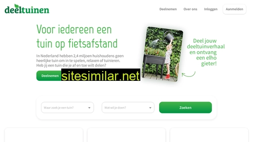 deeltuinen.nl alternative sites