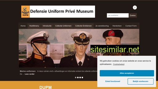 defensieuniformprivemuseum.nl alternative sites