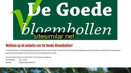 degoedebloembollen.nl alternative sites